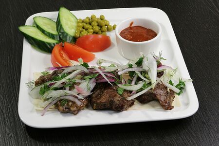 Шашлык из говядины