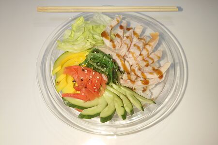 Поке с курицей