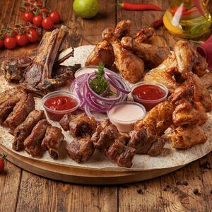 Сет из свинины на мангале