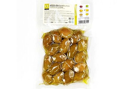 Оливки Арголида греческие с косточкой в оливковом масле