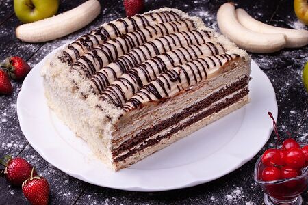 Десерт банановый