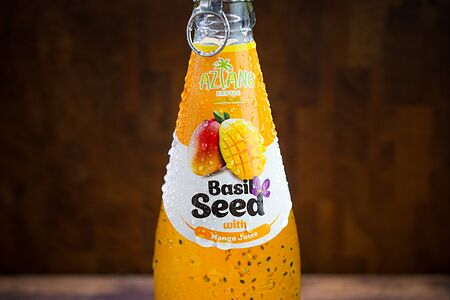 Aziano нектар манго с семенами базилика