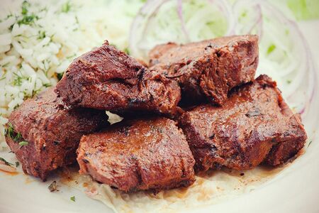 Шашлык из телячьей мякоти