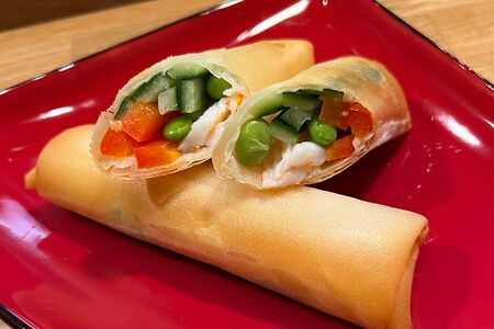 Спринг-ролл с креветкой