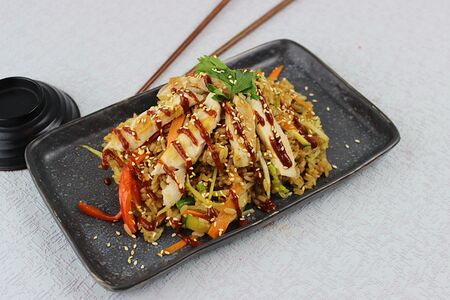 Рис курица-кимчи