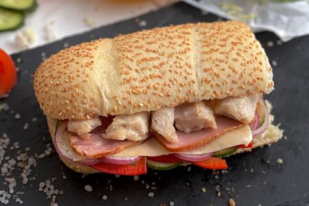 Сэндвич Курица с беконом