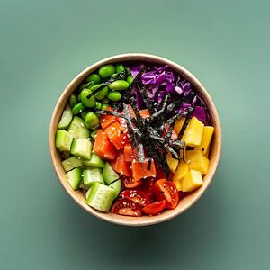 Поке с лососем