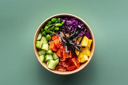 Поке с лососем