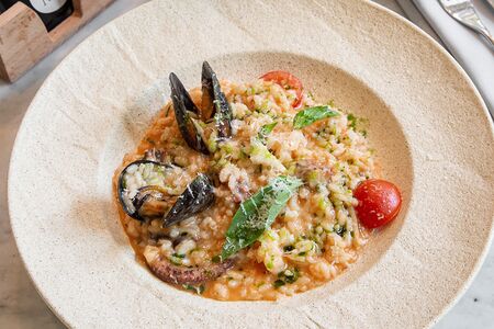 Ризотто с морепродуктами