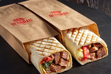 Шаверма по-сербски с говядиной