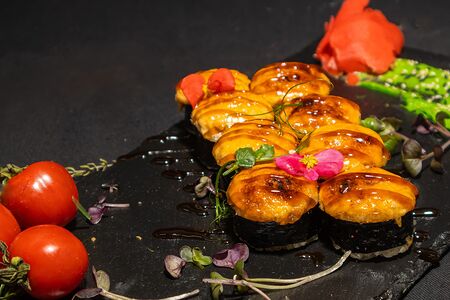 Запеченный с лососем