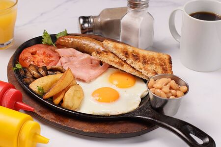 Английский завтрак скиллет
