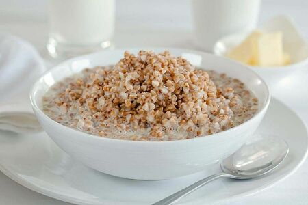 Каша гречневая молочная