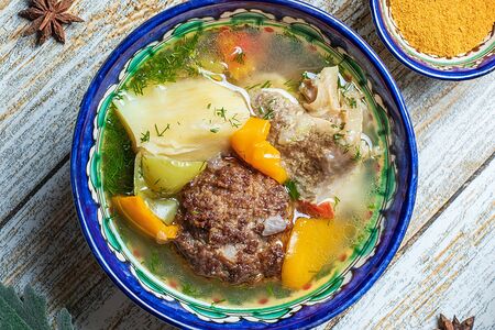 Дульма с бульоном