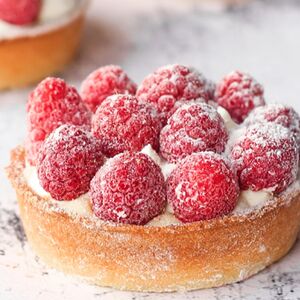 Тарталетка малиновая