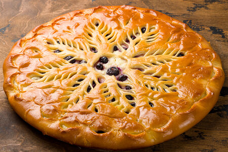 Творожник с черникой