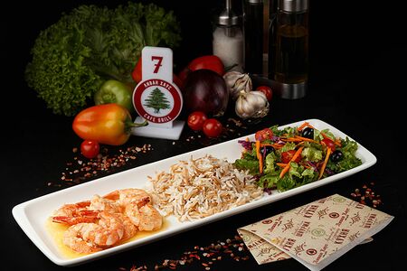 Креветки в лимонном соусе