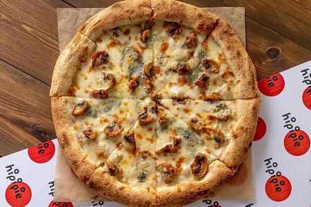 Трюфалина с шампиньонами и горгондзолой