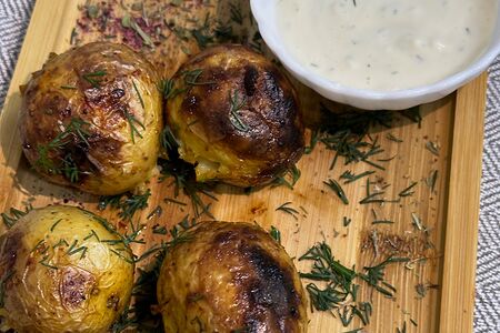 Картофель на углях