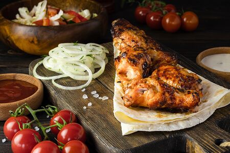 Шашлык из куриных крылышек