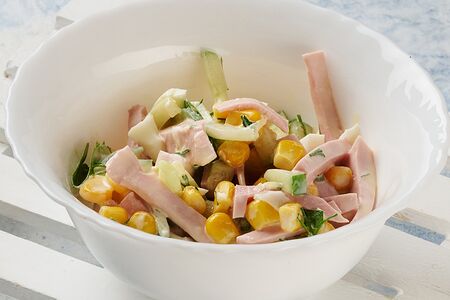 Салат с ветчиной