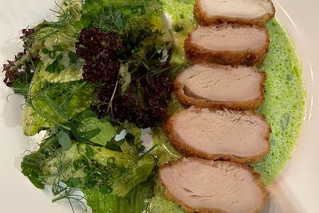 Куриный шницель по-милански