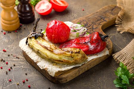 Овощи на углях