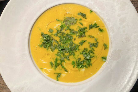 Кукурузный суп с крабом