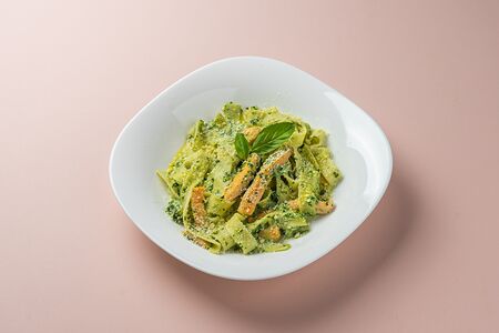 Паста с лососем