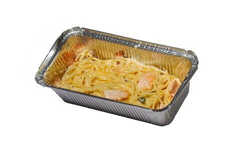 Паста с лососем