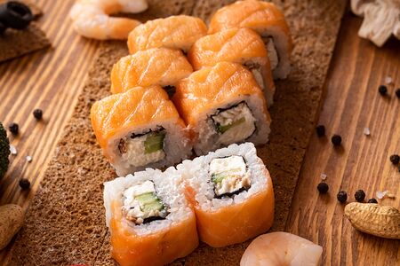 Филадельфия с креветкой