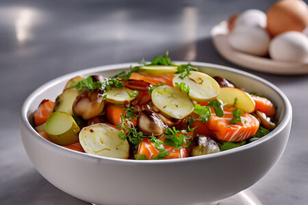 Салат грибная поляна