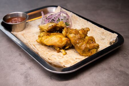 Шашлык из куриного бедра