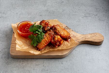 Куриные крылышки с азиатским соусом