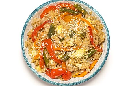 Тяхан с овощами