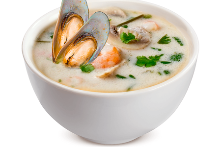 Суп Том Кха с Морепродуктами