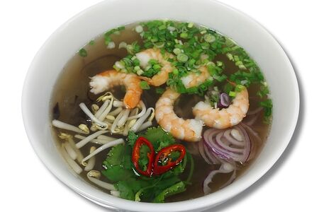 Суп со стеклянной лапшой