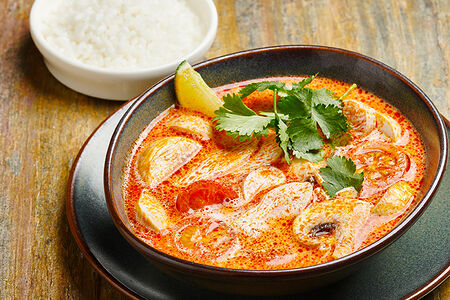 #Суп с грудкой цыпленка в тайском стиле