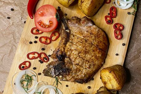 Стейк из свинины