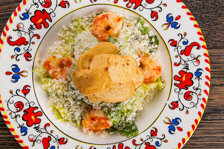 Цезарь с креветками