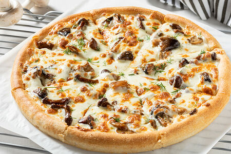 Грибное ассорти 26 см тонкое тесто