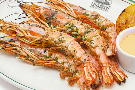 Дикая аргентинская креветка на гриле