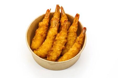 Королевские креветки в хрустящей панировке