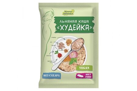 Каша льняная Худейка Компас здоровья