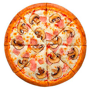 Пицца Грибная с ветчиной 30см традиционная
