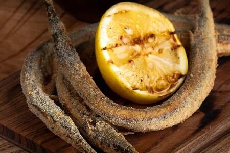 Жареный сарган