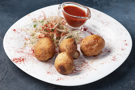 Грибы гриль