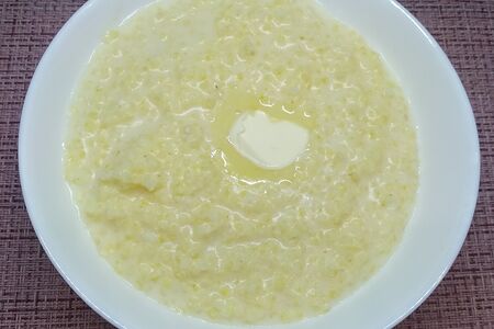 Пшенная молочная каша (сладкая)