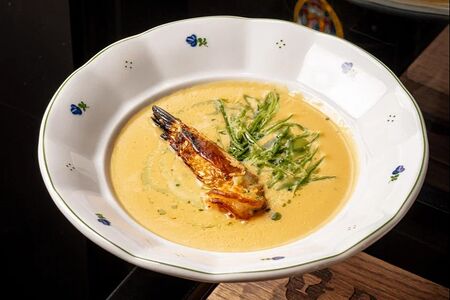 Суп Чаудер с креветкой