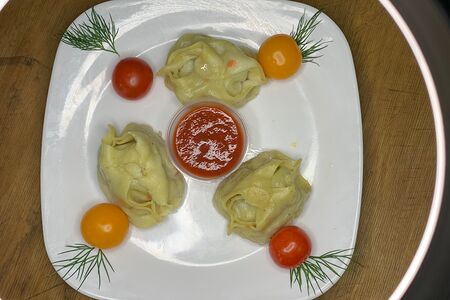 Манты с говядиной